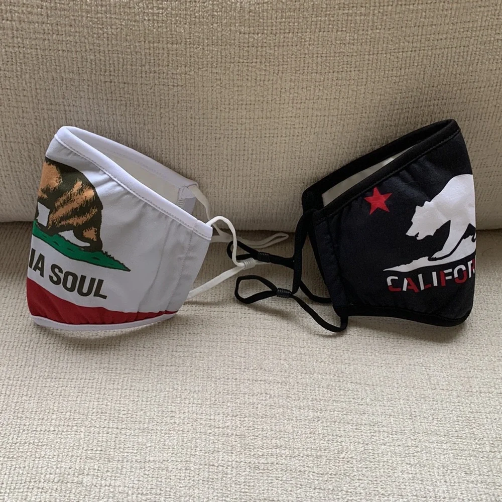 NWOT | California Logo Face Mask 2pcs